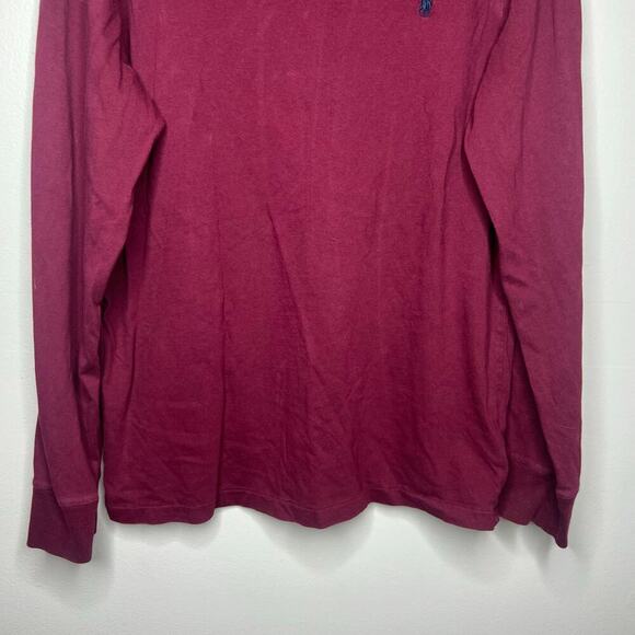 Polo Ralph Lauren Men's Long Sleeve Burgundy Maroon Shirt Size Large Slim Fit - Picture 5 of 8